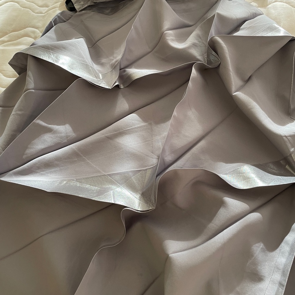Issey Miyake Asymmetrical Silver Dress - Picture 4 of 5
